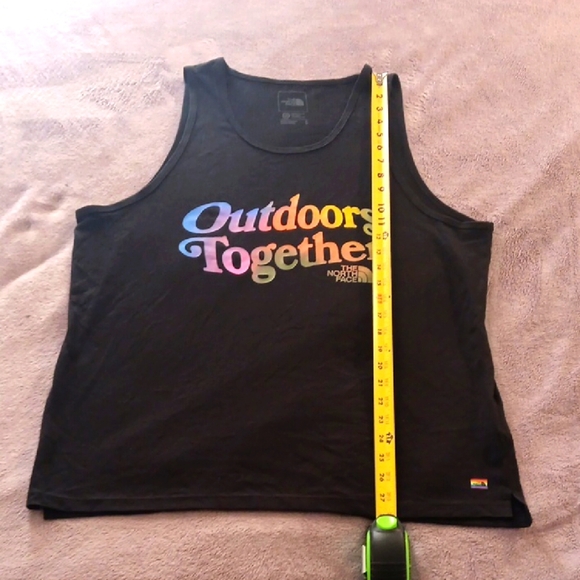 THE NORTH FACE Women's Cotton Pride Graphic Tank Top Black Sz Medium - Picture 1 of 6